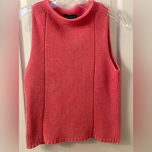 Ann Taylor Pink Cowl Neck Sweater Cottton